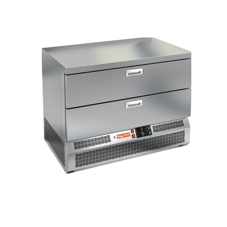 Тумба холодильно-морозильная HICOLD UD 2-3 GN D Sh