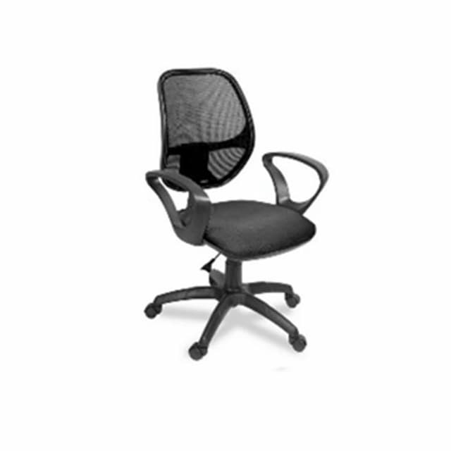 Кресло компьютерное Мирэй Марс new Чарли комфорт (черный), ткань В-14/В-1