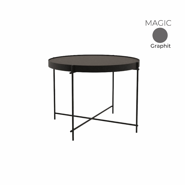 Стол журнальный круглый Алсав 21MAGIC.006 Graphit