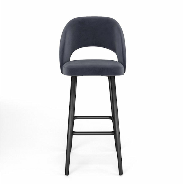 Стул Мастерфабрик Дада без подлокотников барный Kenya steel ткань велюр