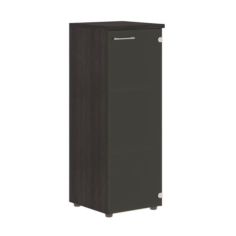 Шкаф колонка Skyland с стеклянной дверью и топом XMC 42.2 дуб юкон 432х432х1190 XTEN