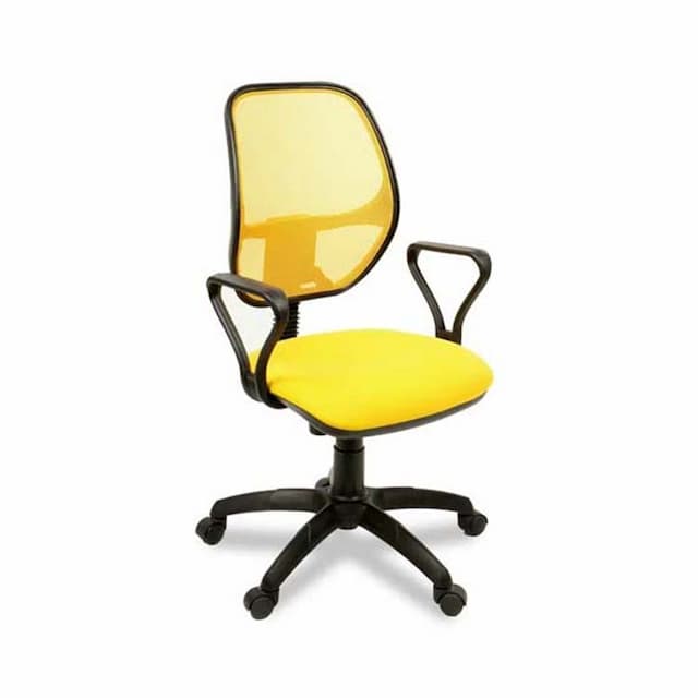 Кресло компьютерное Мирэй Марс new gtpp (Самба) люкс (желтый), ткань цветная серия В