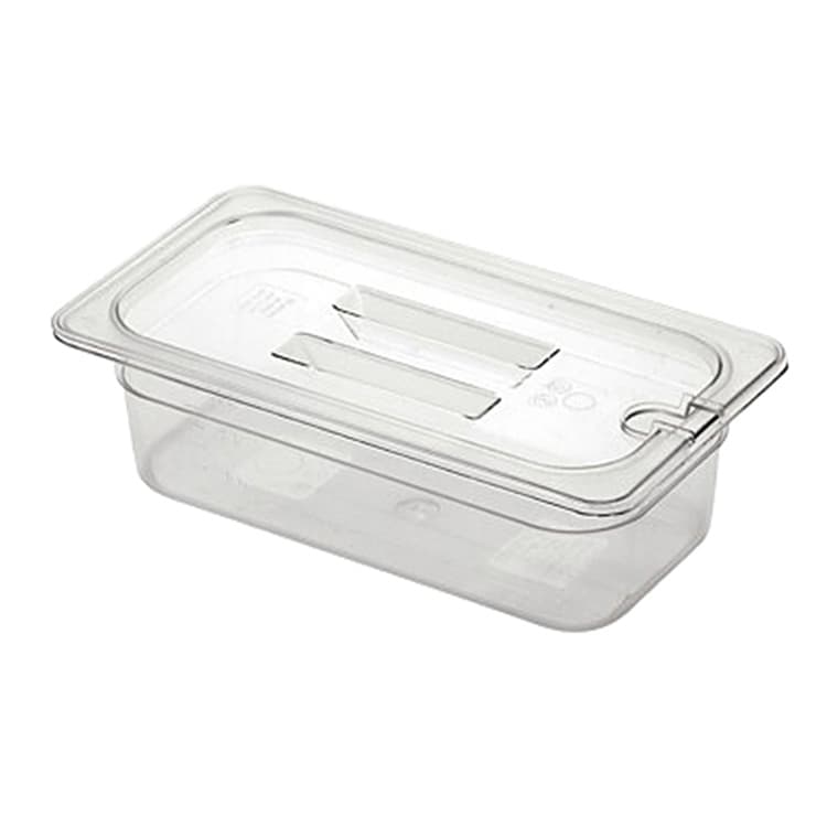 Крышка для гастроемкости MACO 8602-N GN 1/3 (325х176) с отверстием для ложки, поликарбонат