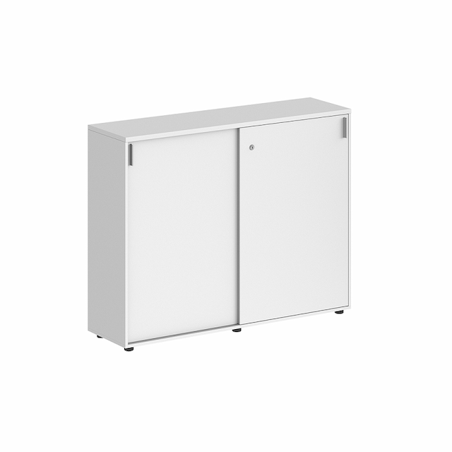 Шкаф-купе средний с замком Norden Сигма SG.713.WH.WH