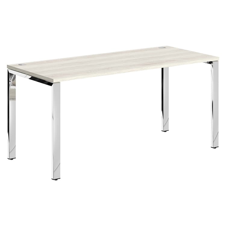Стол прямой Skyland XGST 167.1 сосна эдмонт/нержавейка полированная 1600х700х750 XTEN GLOSS