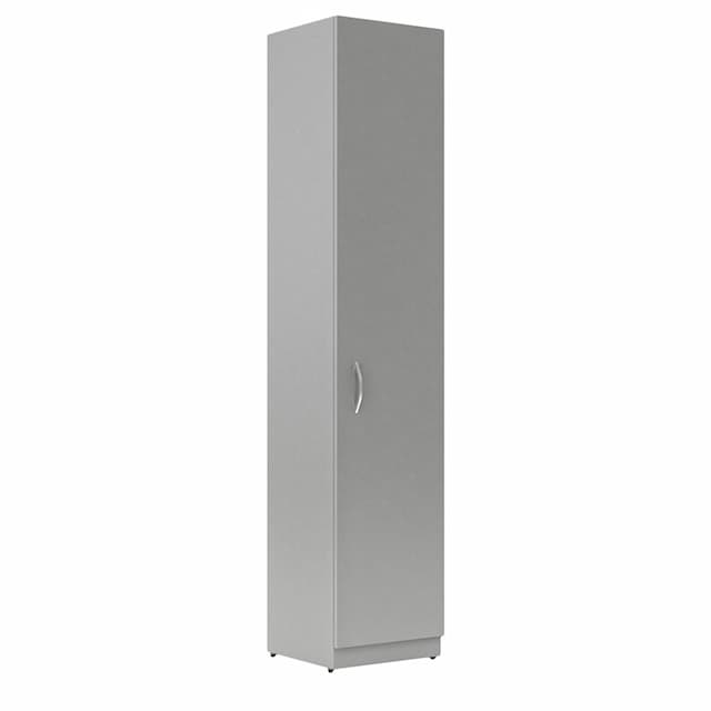 Шкаф колонка с глухой дверью SR-5U.1(R) серый 386х375х1815 SIMPLE