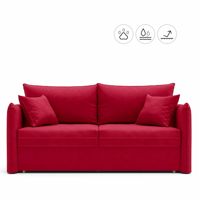 Диван Мастерфабрик Виви Нью ТТ Kenya berry ткань велюр