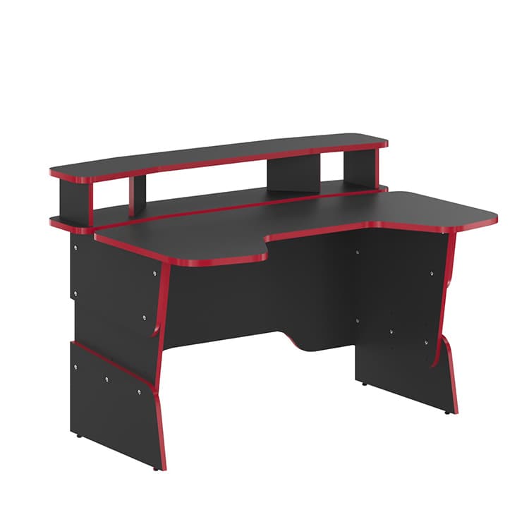 Стол компьютерный игровой Skyland STG 1390 антрацит/красный 1360x1000х856/920/984 SKILLL
