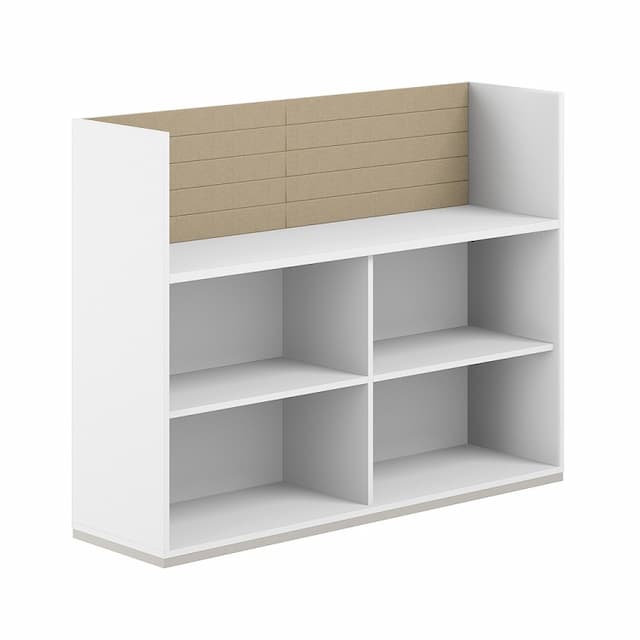 Стеллаж-комбо 1638 односторонний Norden Allegro AG.253.100.663.BG с экраном тканевым высоким