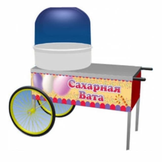 Тележка для для аппарата сахарной ваты ТТМ ТАСВ-110СК