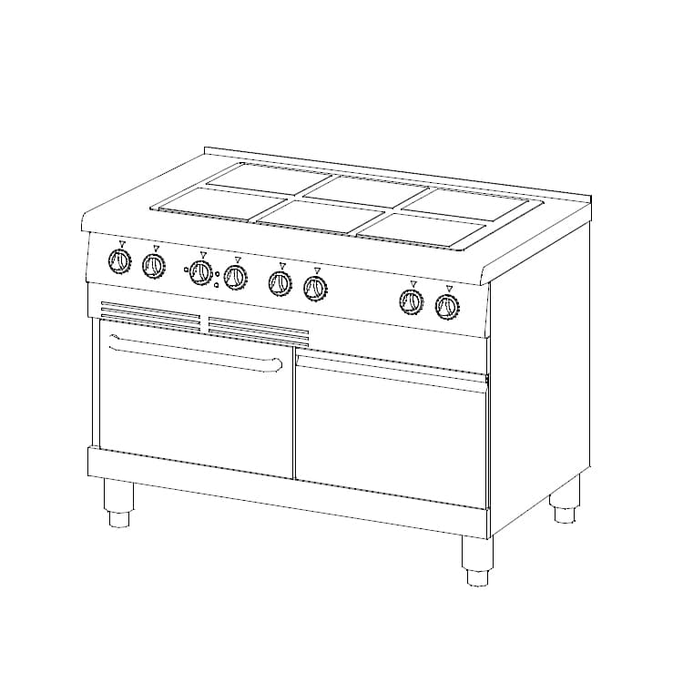 Плита со стеклокерамической поверхностью Ascobloc MEH 703