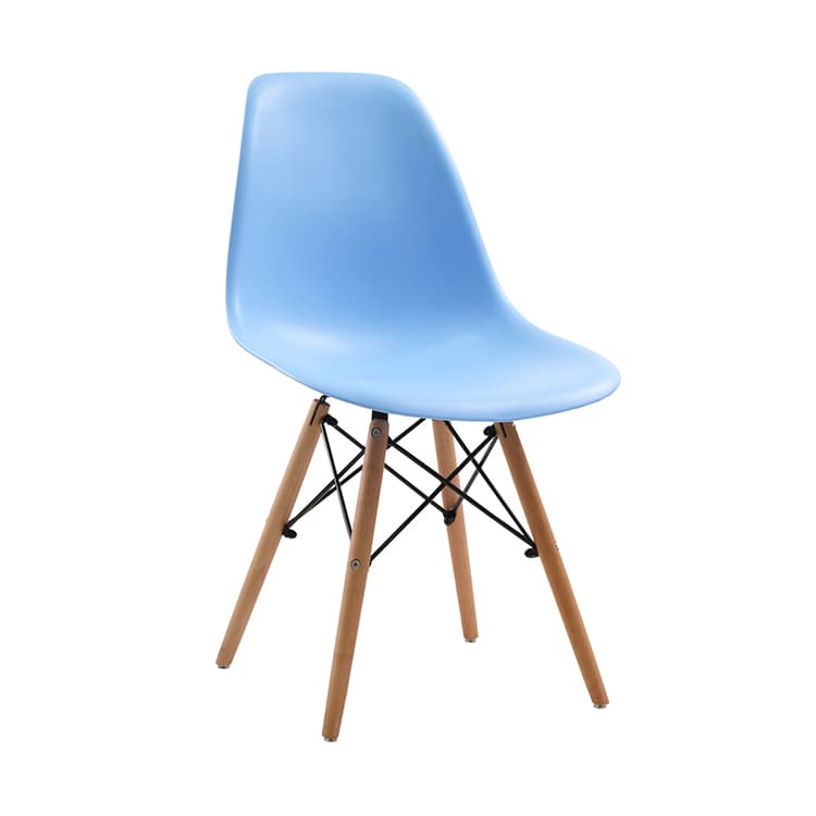 Стул EAMES WOOD ГОЛУБОЙ