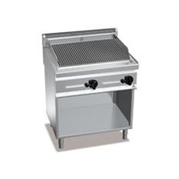 Гриль газовый лавовый Bertos PLG80M/G