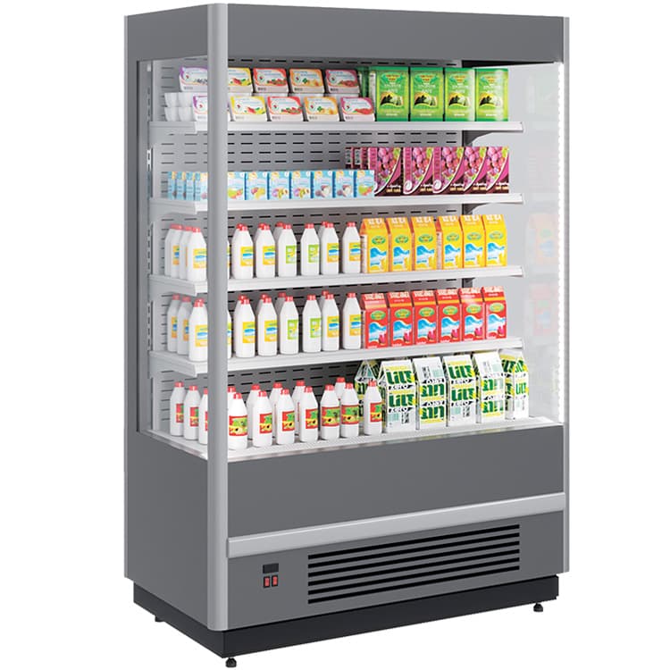 Пристенный охлаждаемый стеллаж Polair CUBE 1250-07 MG Plug-In