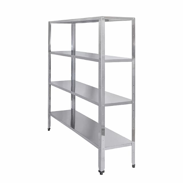 Стеллаж кухонный Luxstahl СР-1800х1300х400/4 нерж