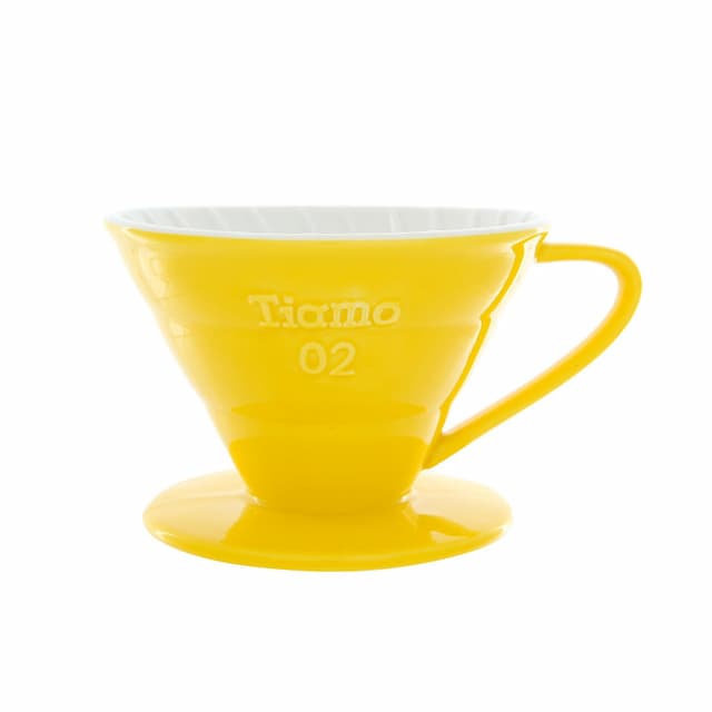 Tiamo Воронка керамическая желтая HG5544Y