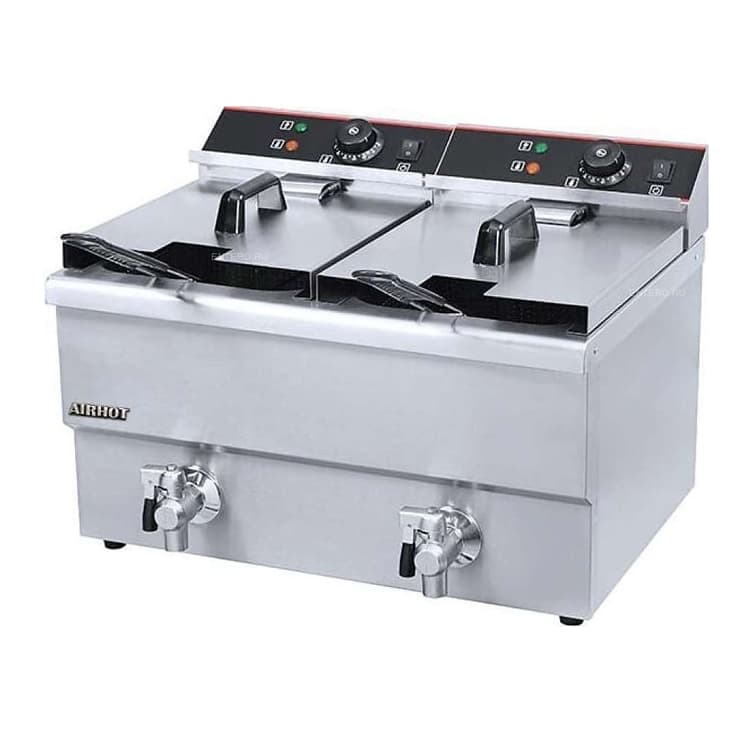 Фритюрница Airhot EF10T+10T с краном